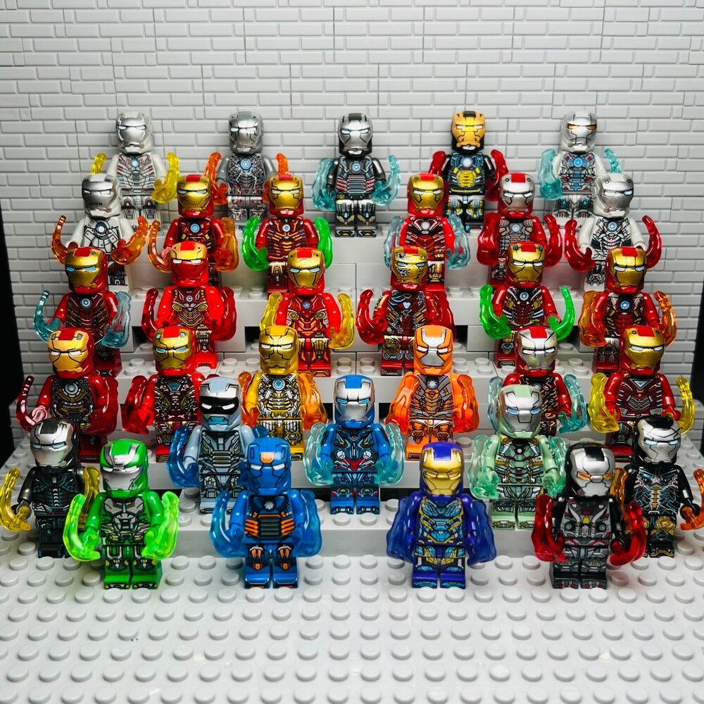 Iron Man Legion Avengers Custom Minifigures Lot of 32